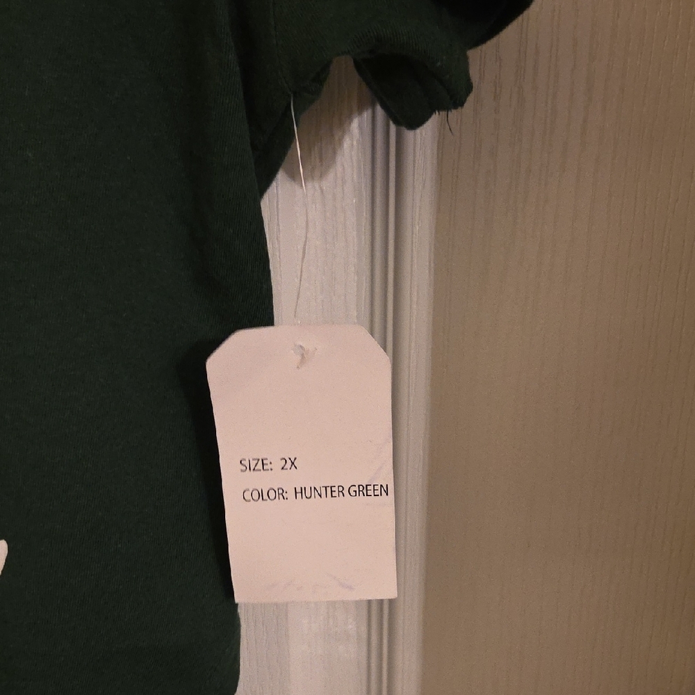 On Fire Forest Green 'Blessed and Beautiful' Tee - Picture 7 of 11